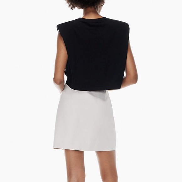 Babaton Shoulder Pad Cropped Tank - Picture 5 of 5